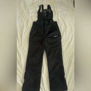 Arctix black Men's Essential Insulated snow Bib Overalls size M.